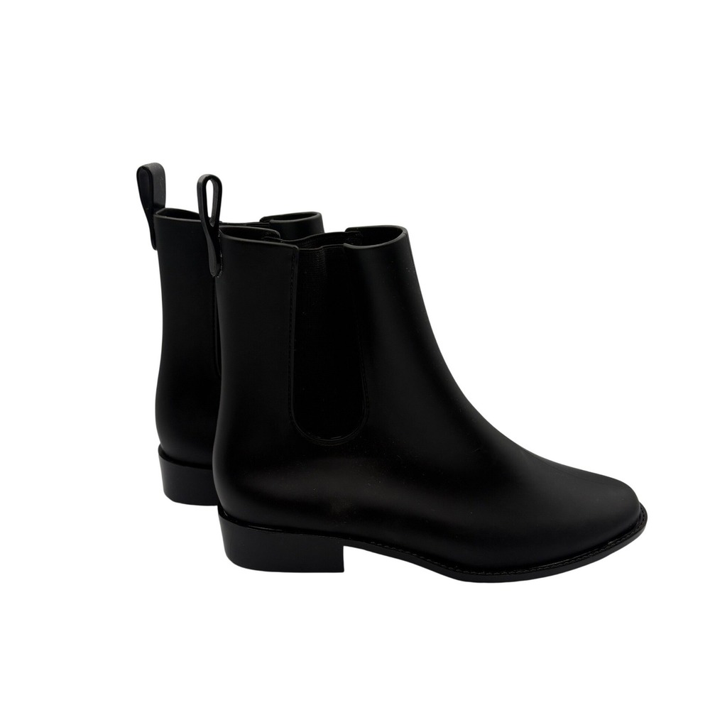 Melissa Riding Boots Womens 10 Black Excellent Detachable 2-in-1 Rain Boots - Picture 7 of 8